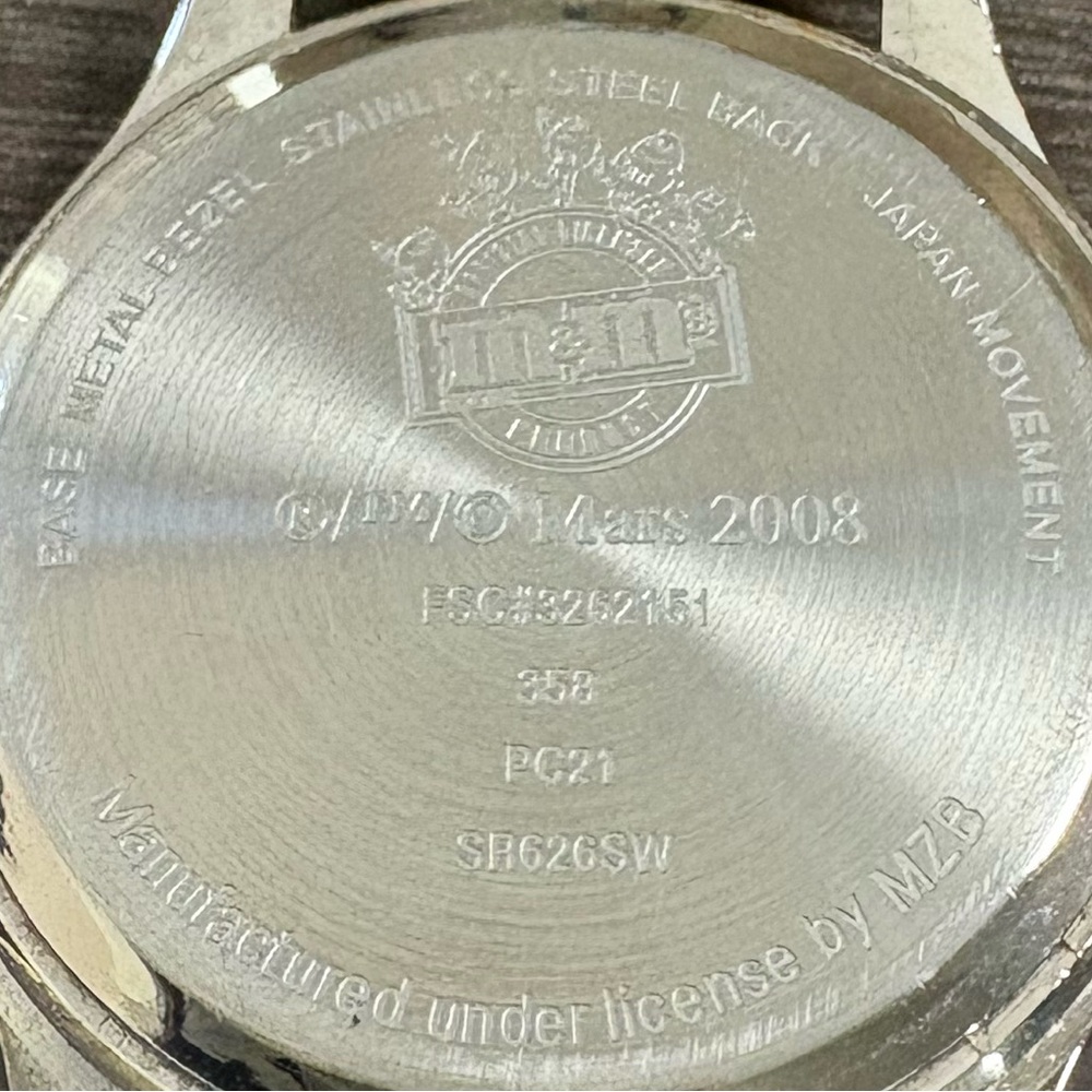 2008 Yellow M&Ms Collectable Watch - Picture 3 of 5